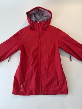 Burton DRYRIDE Snowboard Jacket Womens Small Red Hooded Ski Winter Coat